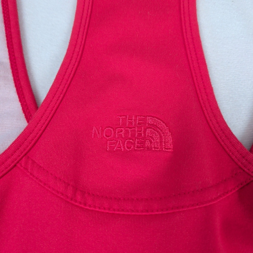 Active Red Racerback Dress Built-In Bra Zipper Pocket Size Small - Picture 8 of 9